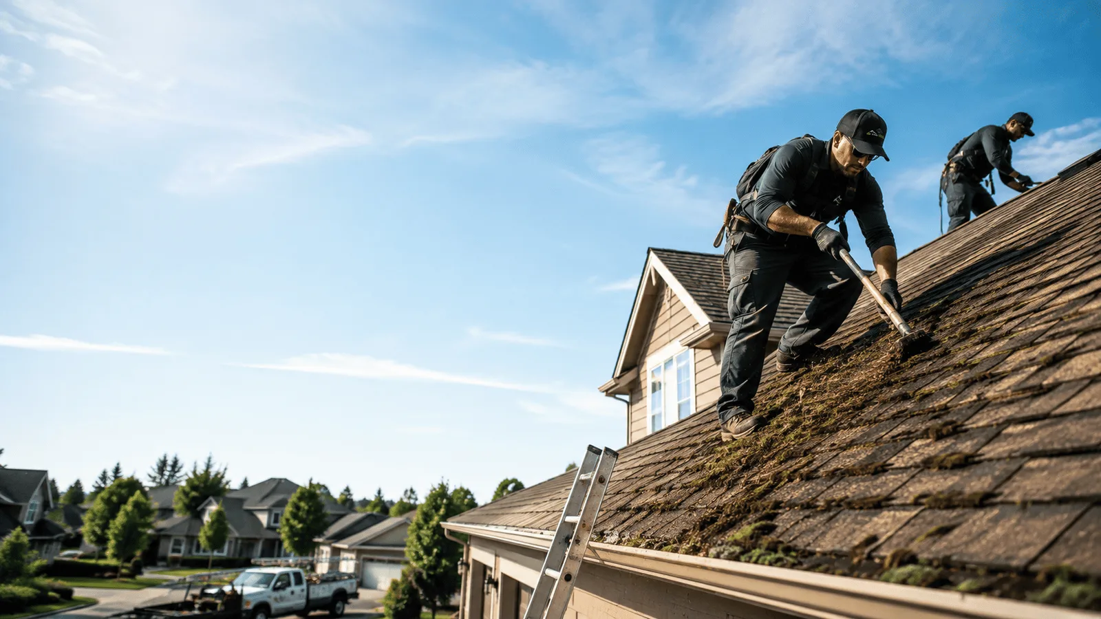 Roof Moss Removal in Bloomington, CA near me